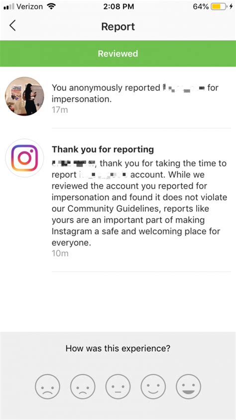 fake clothing brands instagram - report impostor account Instagram.